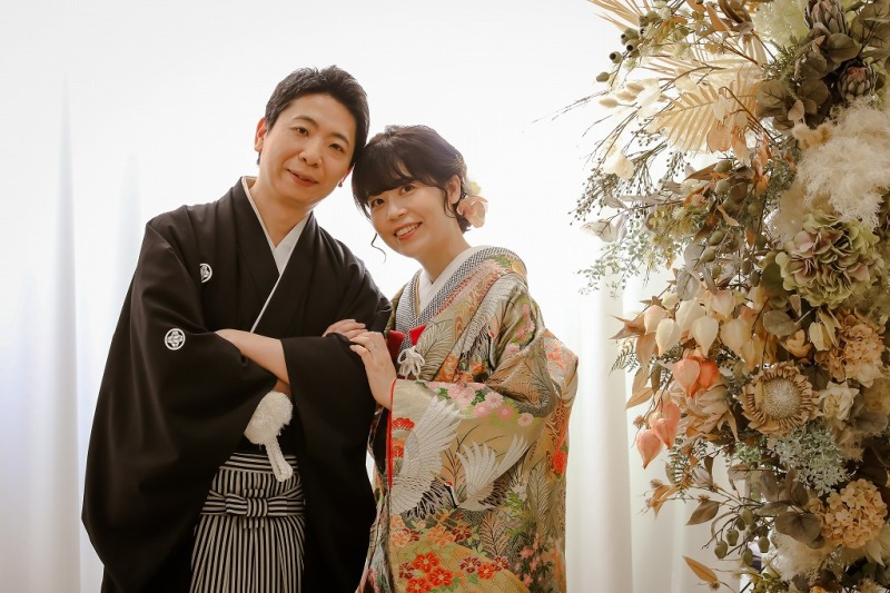 腕を組んで一枚