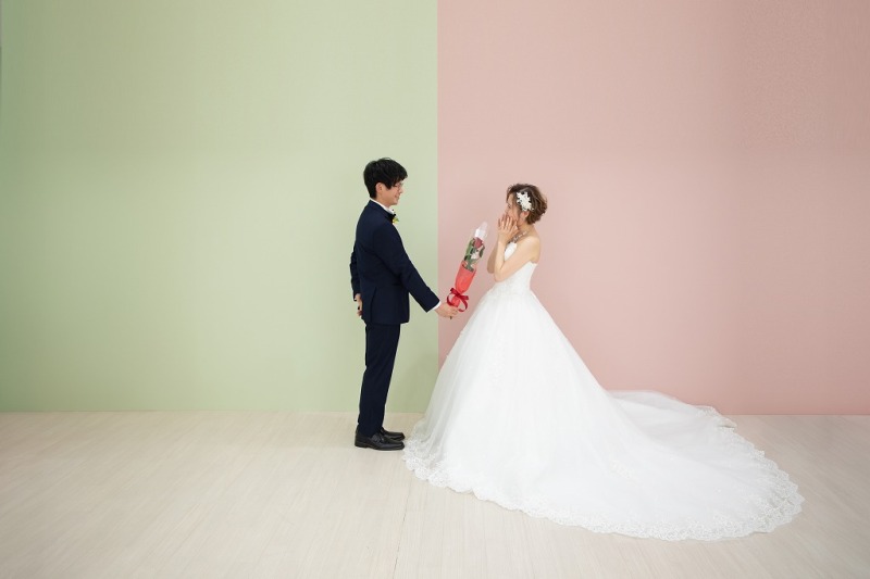 グリーン＆ピンク