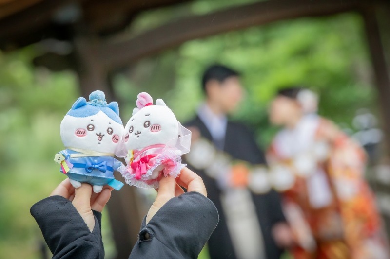 お持ち込みの小物と一緒に撮影