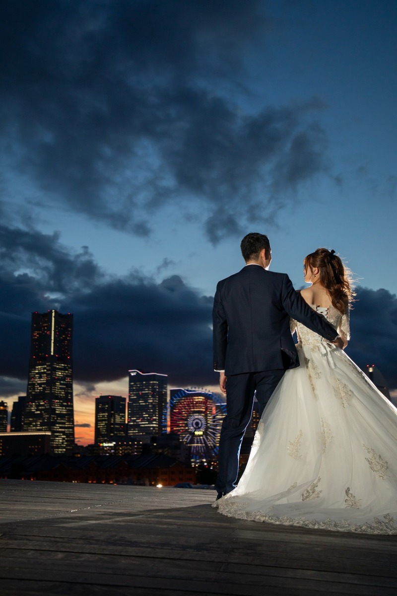 幻想的なバックショットですね！！