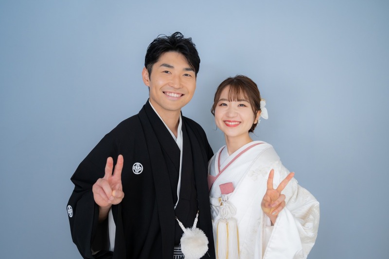 最後はお二人の満面の笑顔で！！