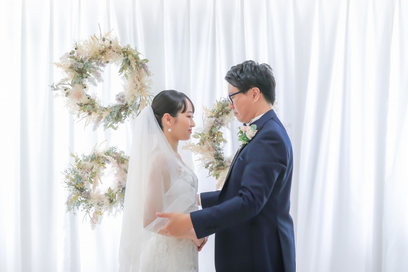 ベールアップ風ショット