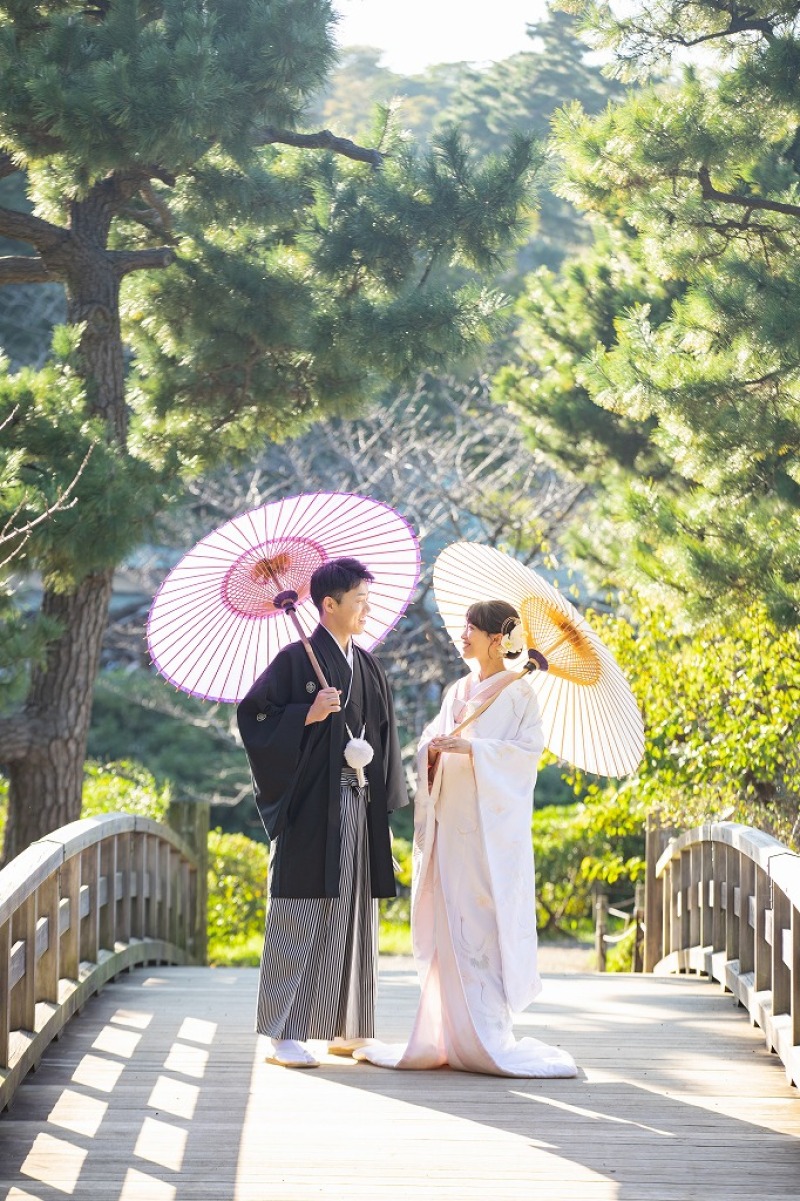 大きな橋のうえで