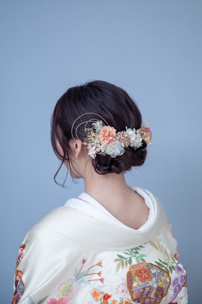 ご新婦様の髪型ショット