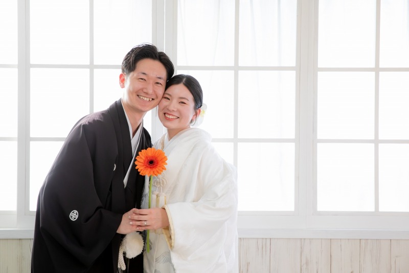 お花をつかってかわいく撮影