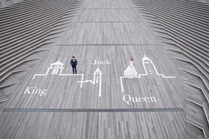 三棟で広めのショット