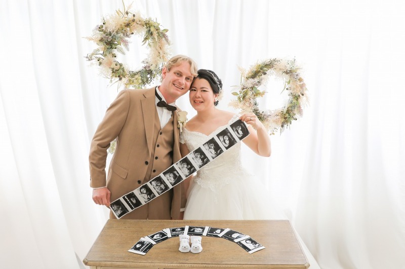 エコー写真のタスキ