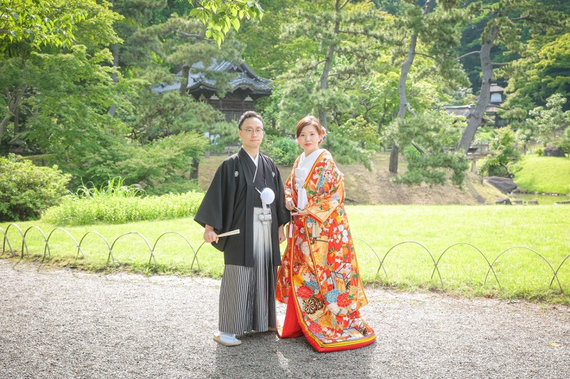 和装の基本ポーズです