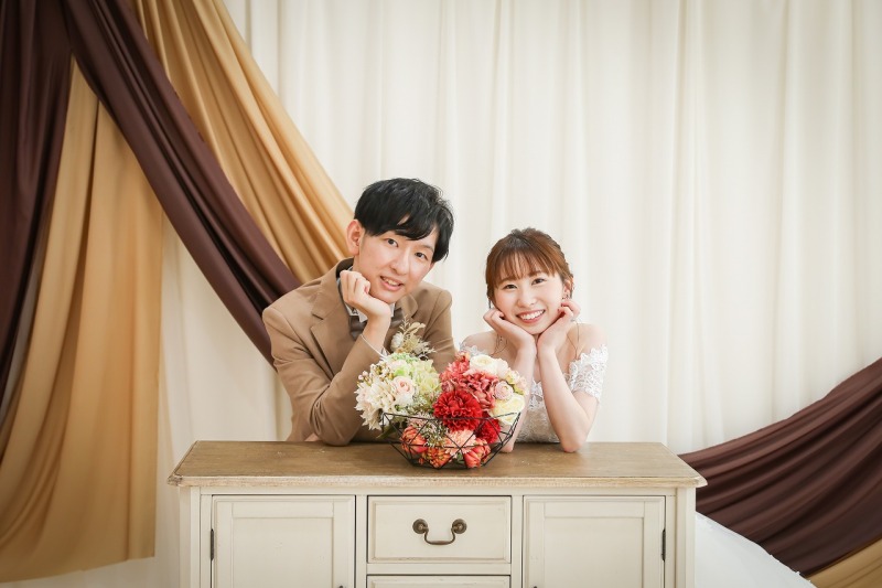 机を使ってかわいく♪