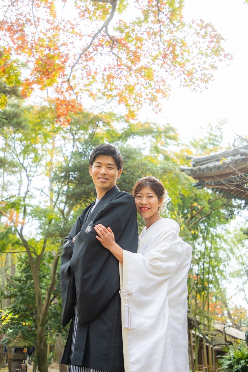 背中からハグ♡