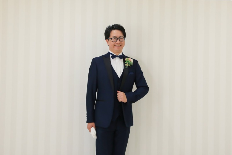 ご新郎様ソロショット
