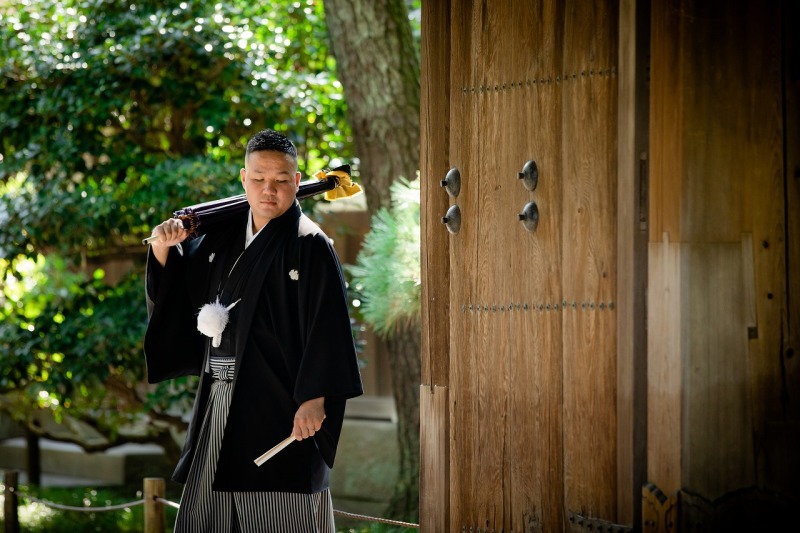 ご新郎様のソロショット