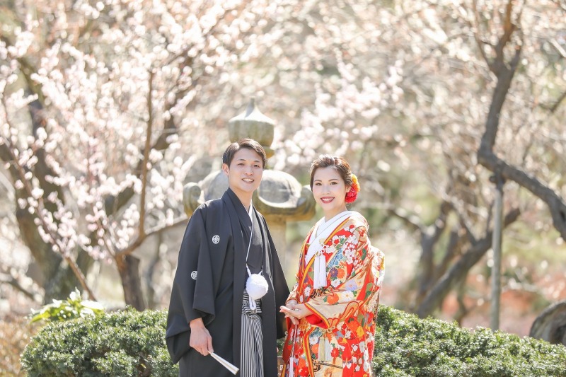梅の季節【2月～3月中旬】庭園和装弐点プラン！！