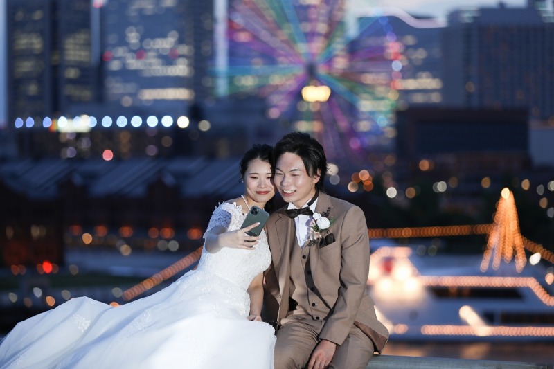 休憩中のお二人の自然な姿も