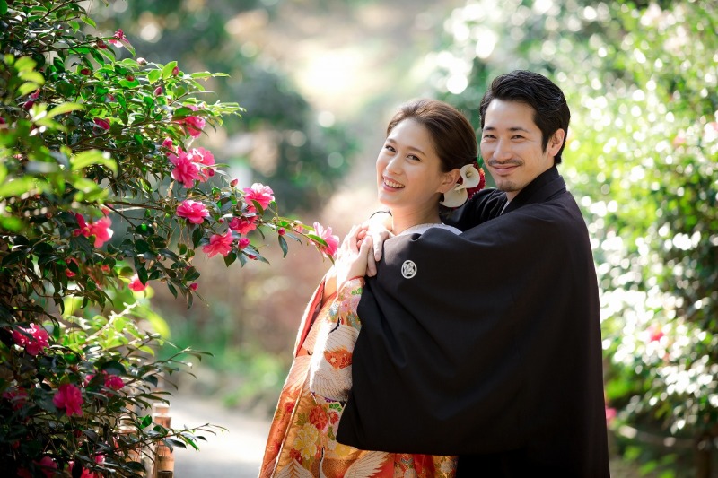 後ろからハグ♡