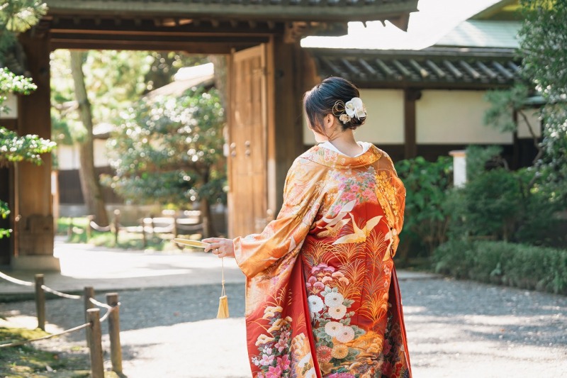 ご新婦様後ろソロショット