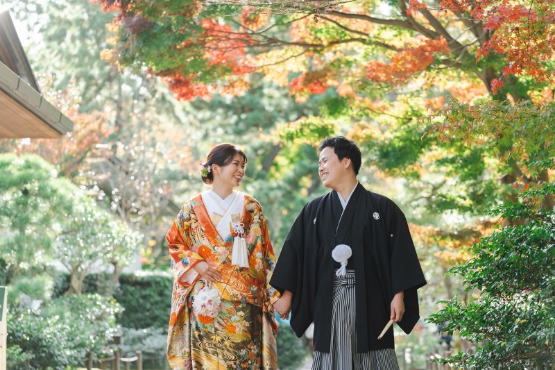 紅葉も少しずつ