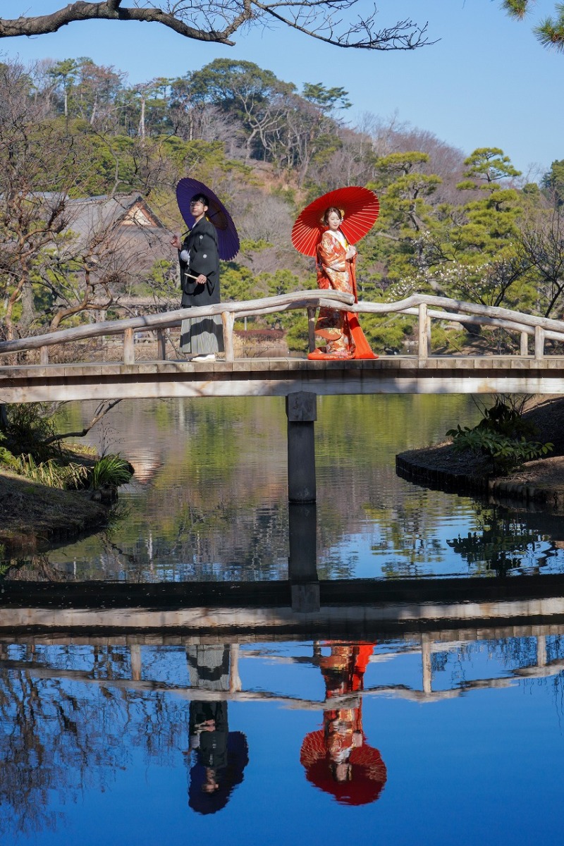 水面に・・・♡