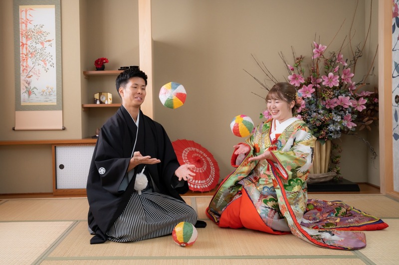 紙風船で自然な表情を！！