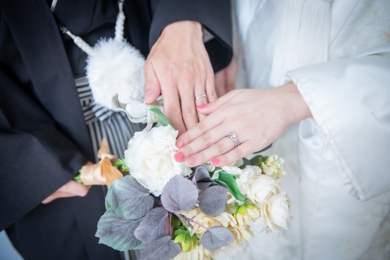 ブーケを使って