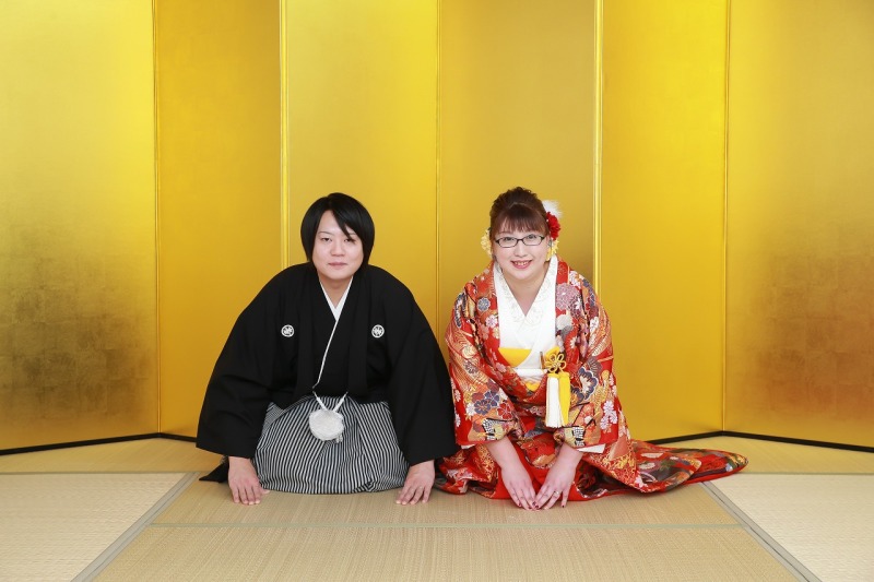 お辞儀のポーズ