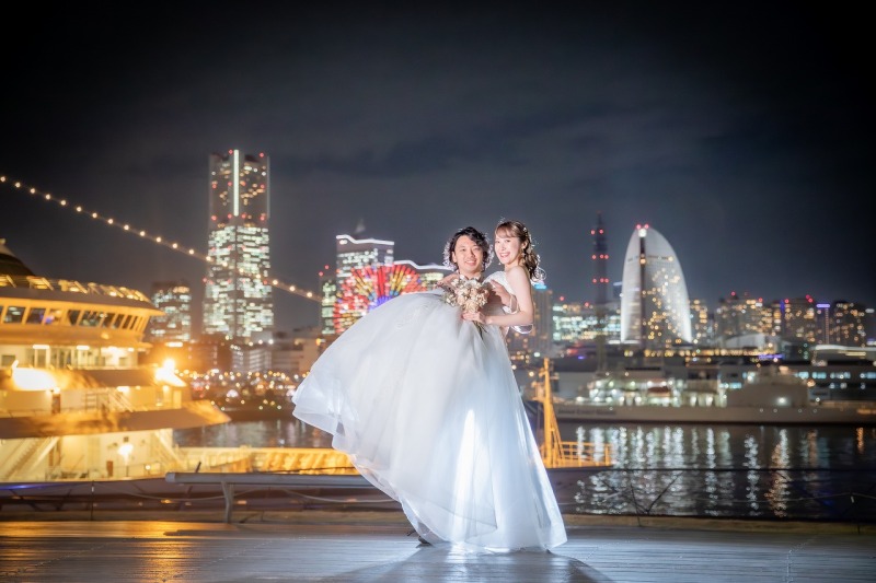 最後は夢のお姫様抱っこで♪