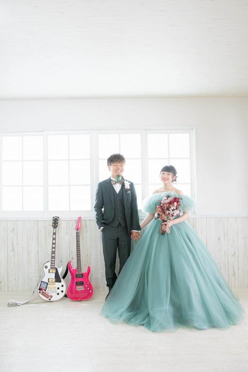 ギターと一緒に