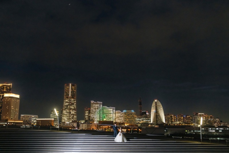 みなとみらいとお二人