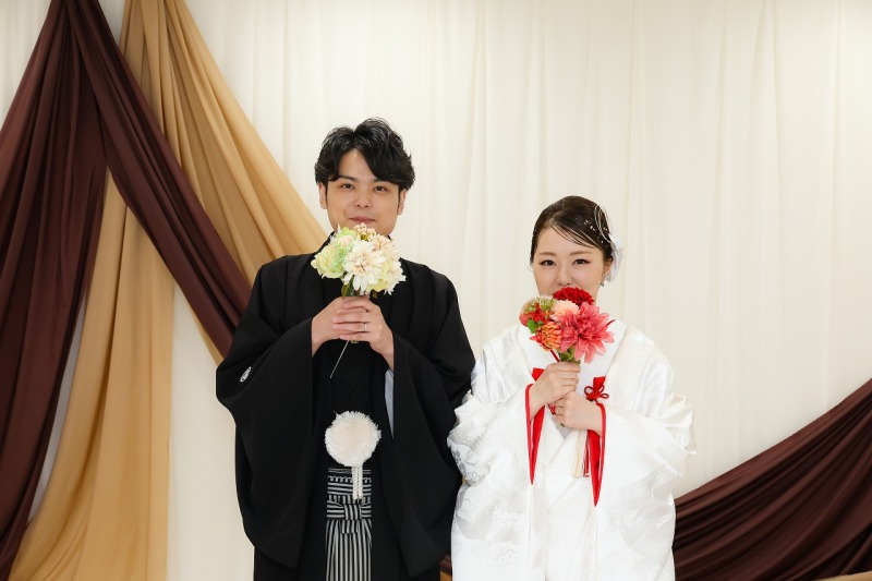 お花ショットでかわいく