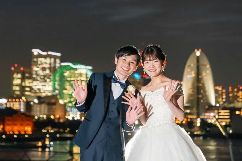 最後はいつものポーズで！