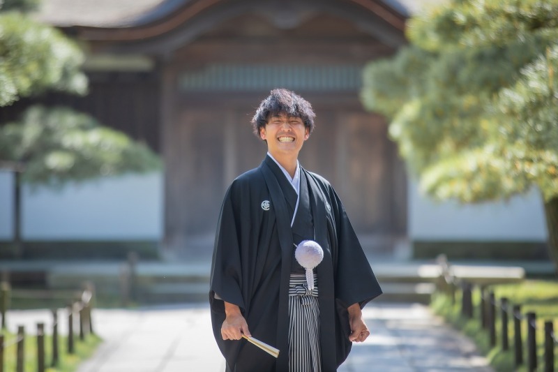 新郎様のソロショット