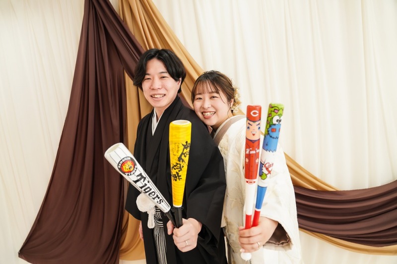 阪神とカープのメガホン