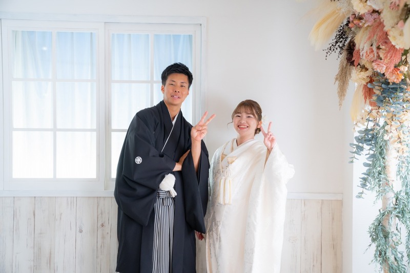 2着目は白無垢です！！