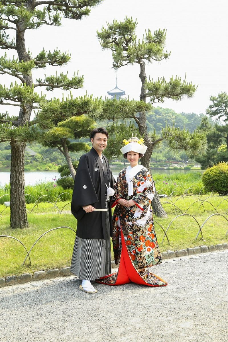 色打ちと角隠し