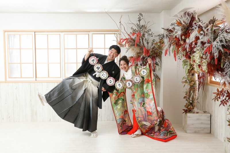 楽しくガーランドを持って！