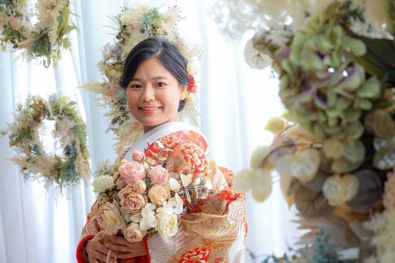 色打掛でのソロショット!