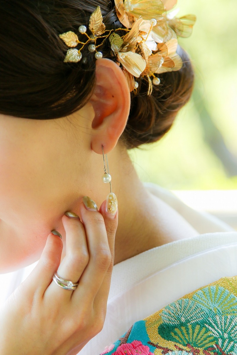 パールのピアス