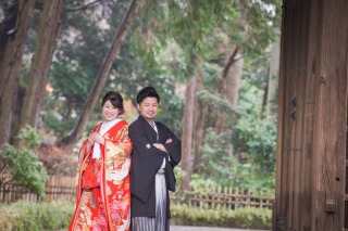 雨での撮影でしたが大満足です♡