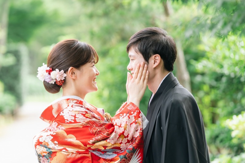 ほっぺをむぎゅっと！