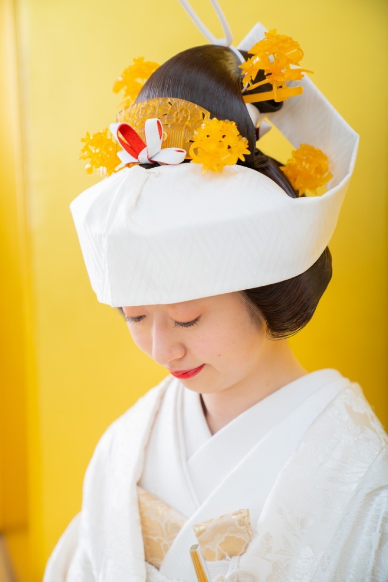 最近かつら高島田を選ぶ花嫁が増えてきていますね！