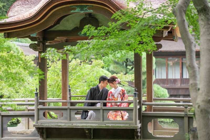 内苑にある小屋にて