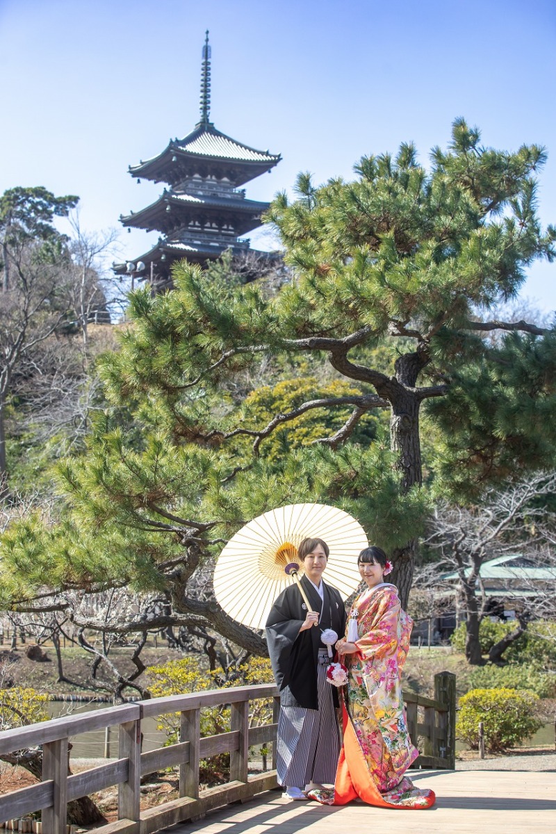 三重の塔を入れて