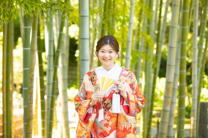 竹林でソロ