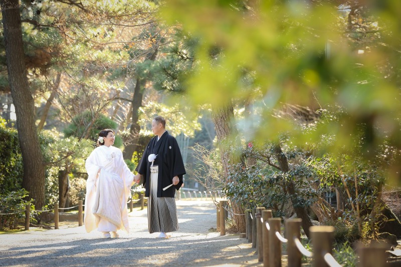 ナチュラルな表情のおふたり
