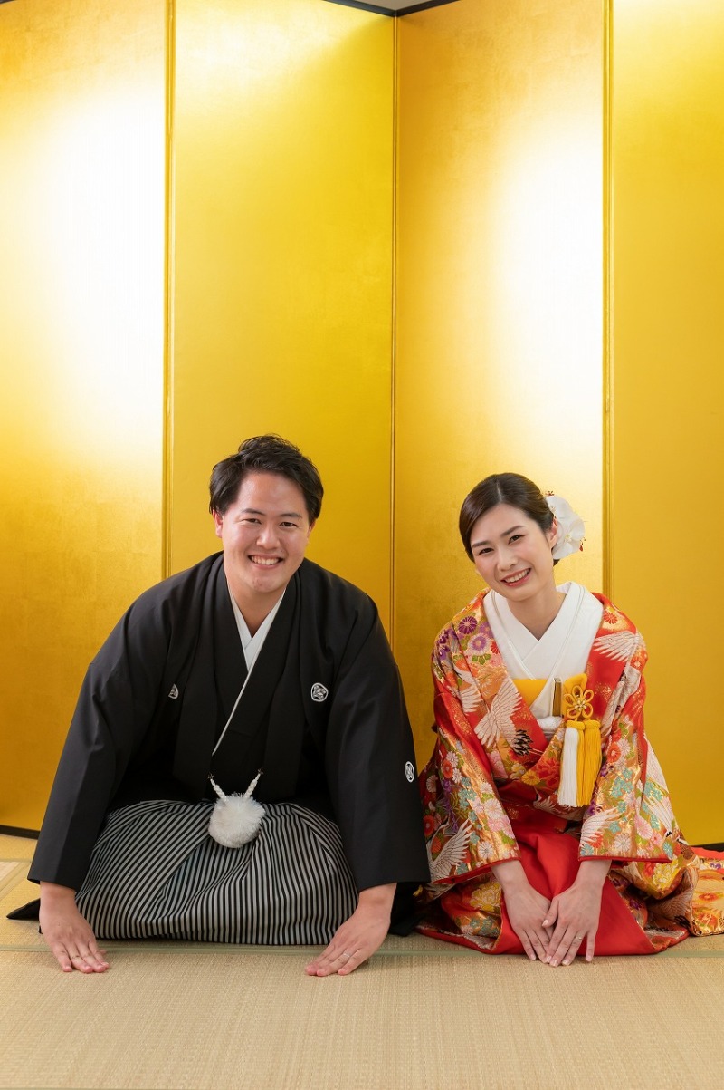 お辞儀のポーズ