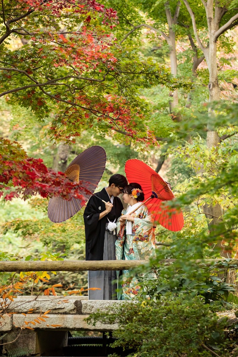 紅葉と一緒に！