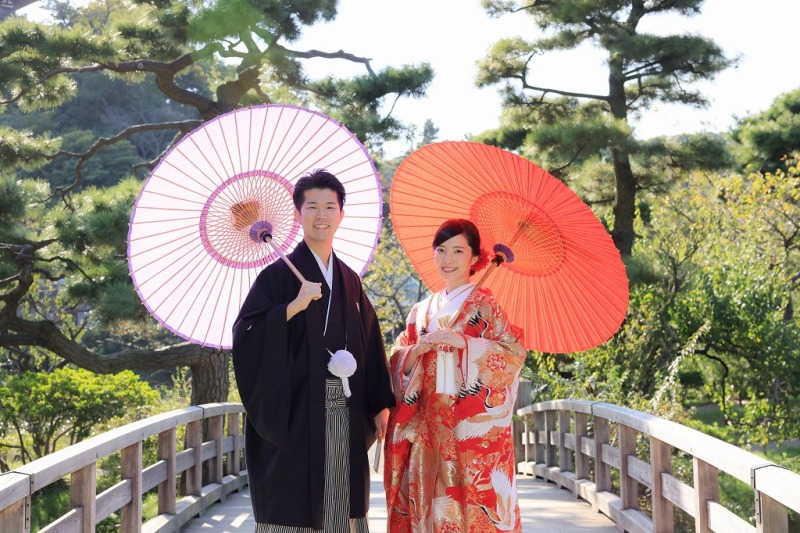 橋&番傘