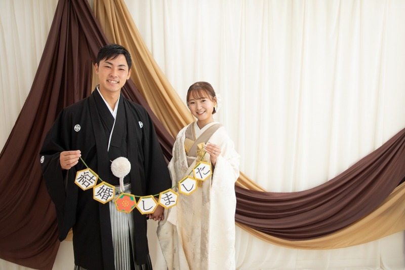 ガーランドで撮影