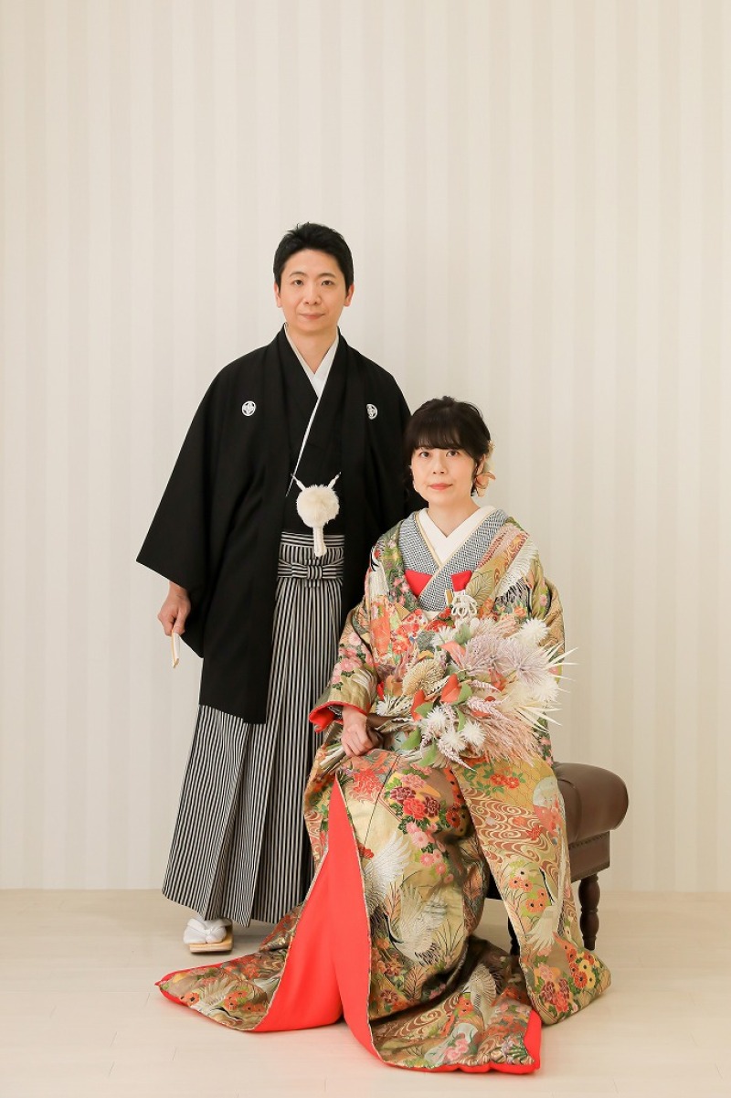 フォーマル的に座りました