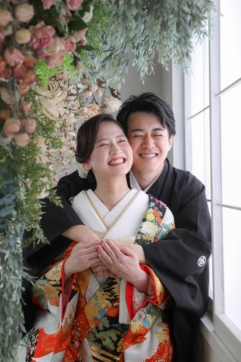 最後は後ろからのハグ♡